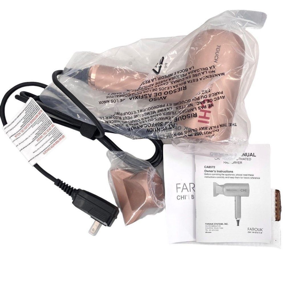 Chi 1500 Series Touch Activated Hair Dryer Pink - Picture 5 of 8